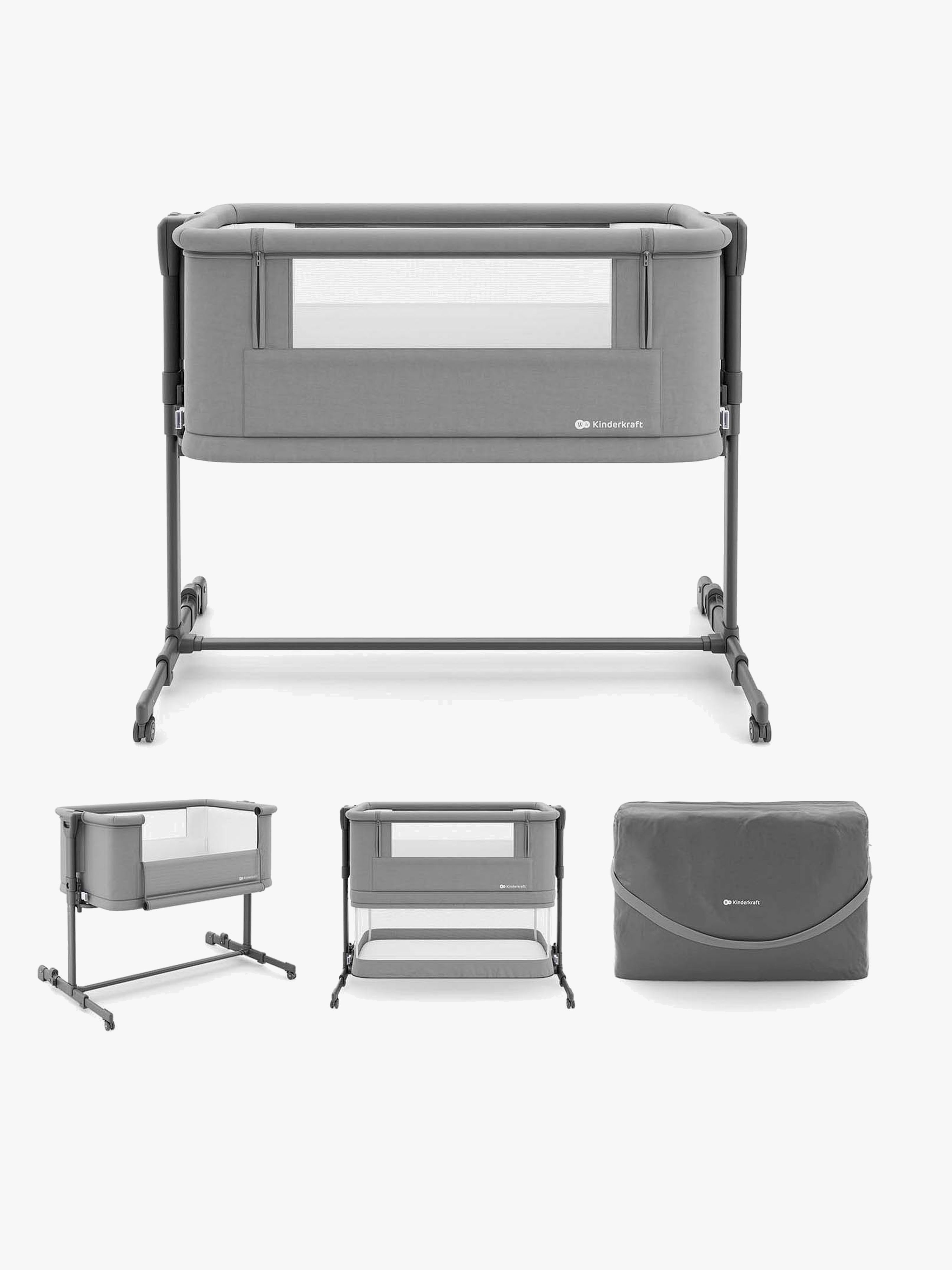 Kinderkraft Nestee Grow 2 Weekendseng, Dark Grey