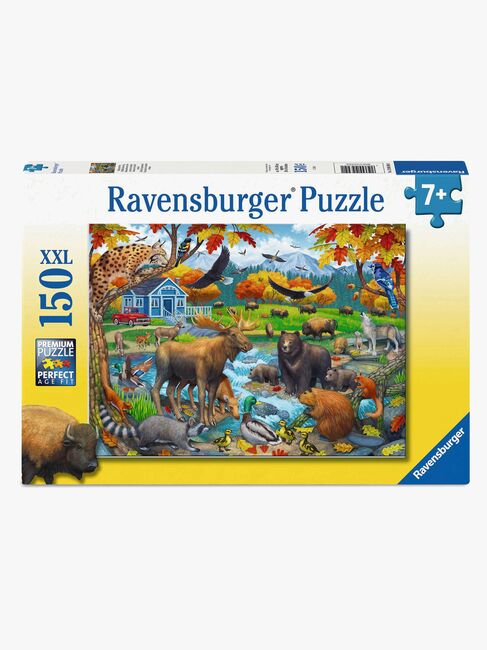 Ravensburger Puslespil Wildlife Gathering 150 Brikker