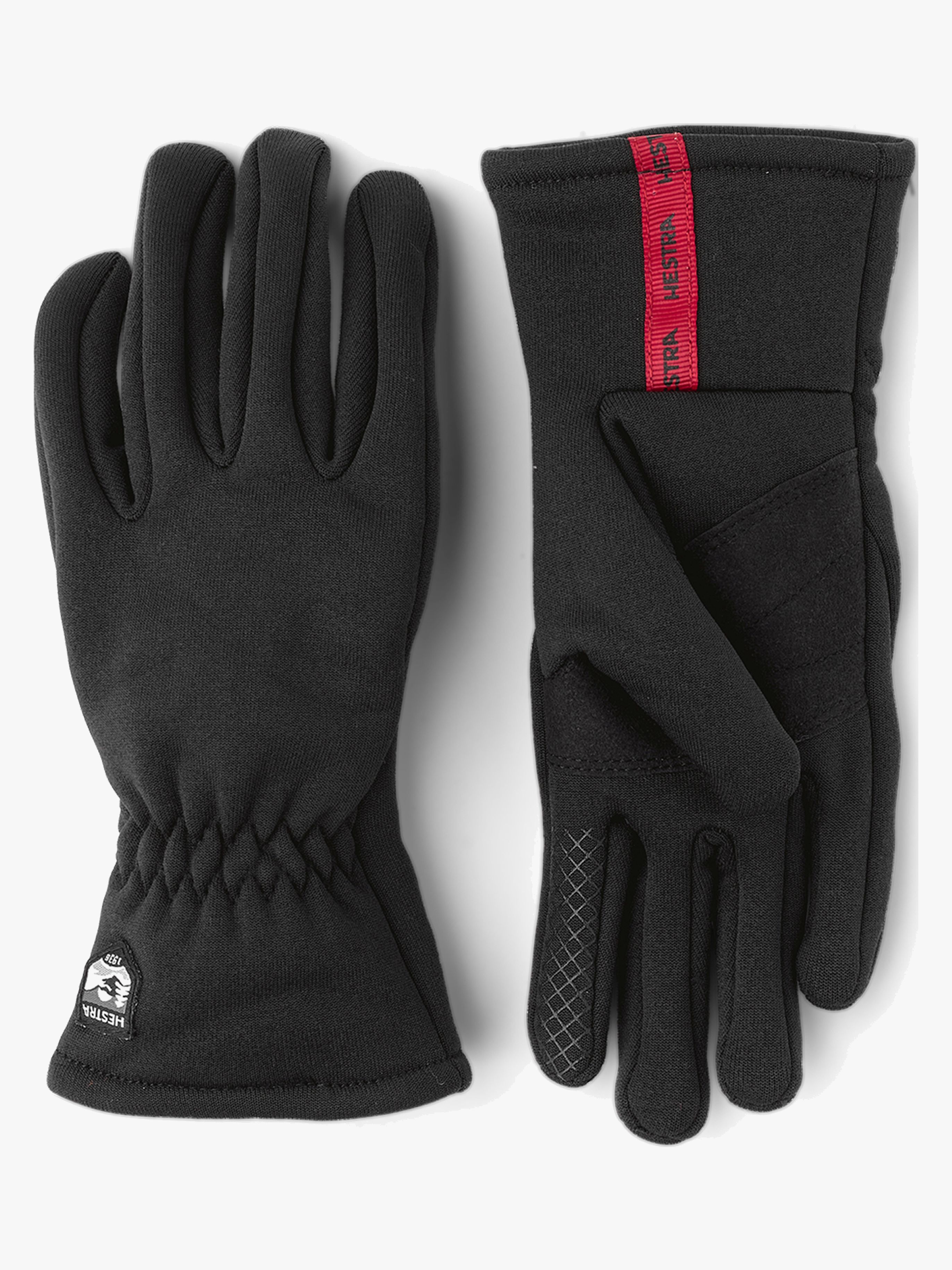 Hestra Touch Point Fleece Liner JR Handsker, Sort, 6