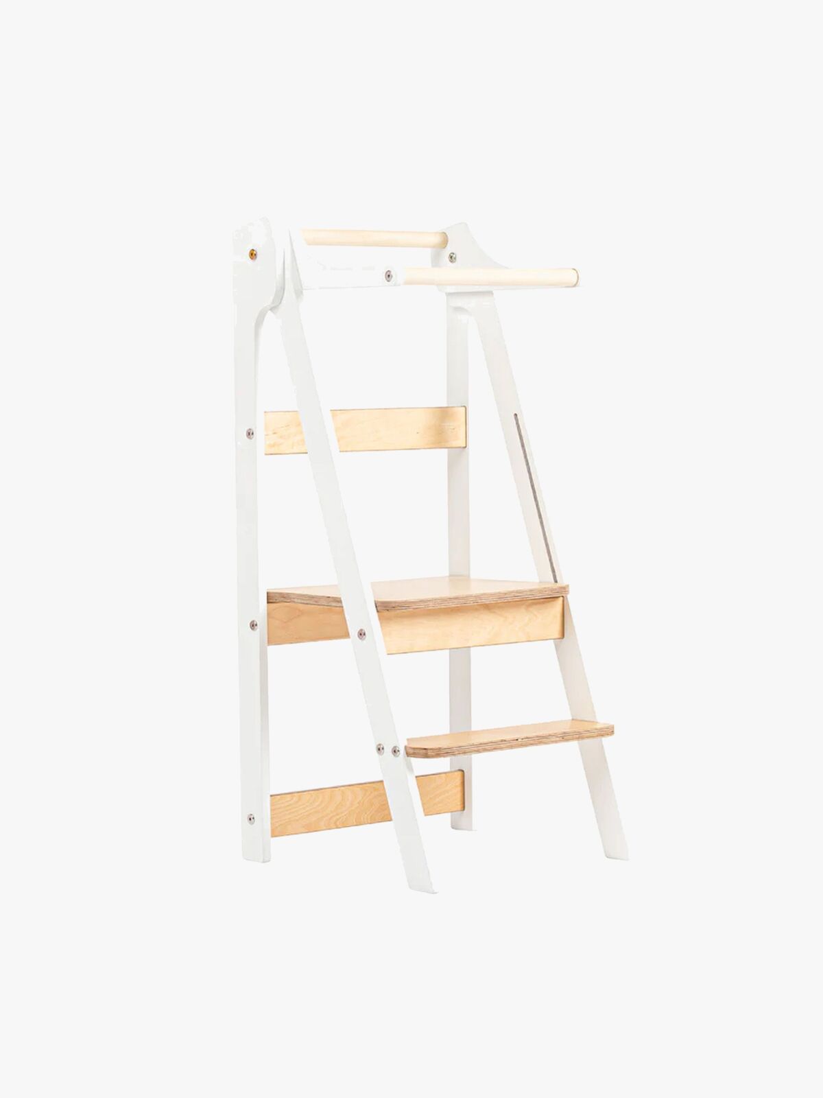 Duck Woodworks Sammenklappeligt Læringstårn, Hvid