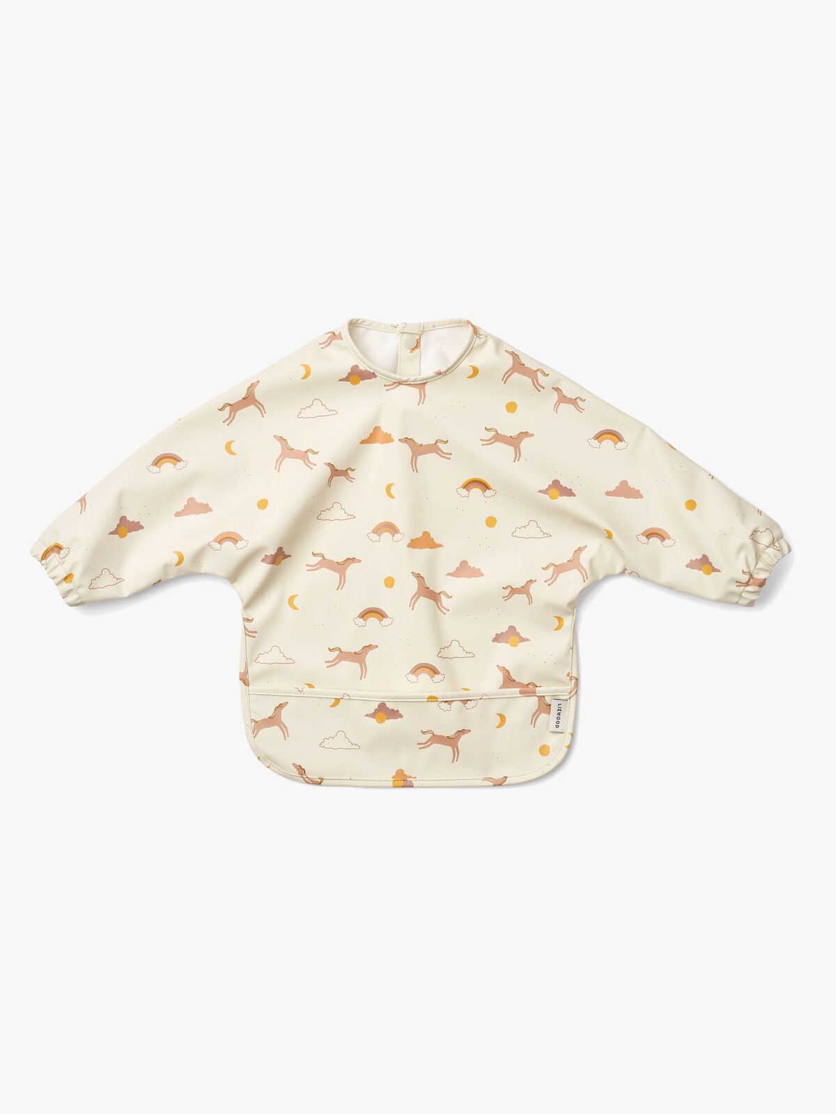 LIEWOOD Merle Cape Hagesmæk med Tryk, Dream/Ecru