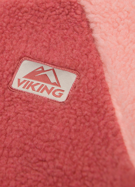 Viking Play  Vendbar Fleecetrøje, Light Pink