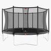 BERG Favorit Regular Trampolin 380 inkl. Comfort Sikkerhedsnet, Grå
