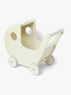 Smallstuff Dukkevogn Fremstillet Af Træ, Hvid