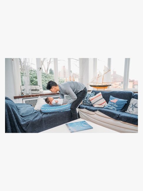 EcoViking Organic Babynest Cover Ancient Blue