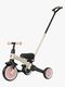 QPlay Stager 3-i-1 Transformerbar Trehjulet Cykel, Pink