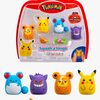 Squishmallows Squishalongs Pokémon Figursæt Pikachu, Gengar, Teddiursa & Marill 4-pak