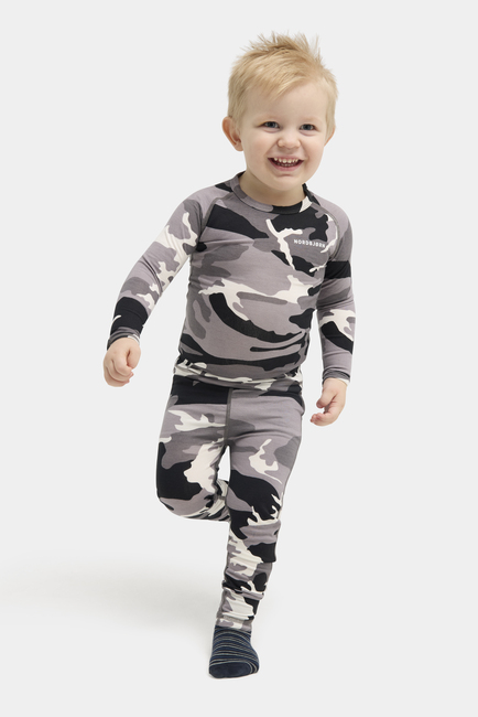 Nordbjørn Verbier Skiundertøj Bamboo, Camo Black
