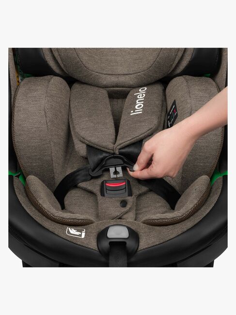 Lionelo Harmony i-Size Autostol, Green Olive Leather