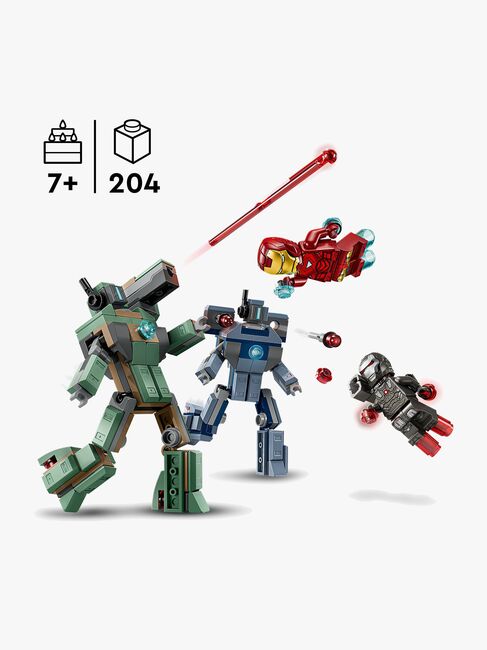 LEGO Super Heroes 76320 Iron Man og War Machine mod Hammer-droner