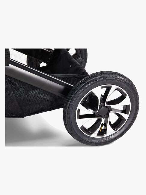 Beemoo Maxi 4 Twin Søskendevogn inkl. Søskendeklapvognsdel, Black/Black