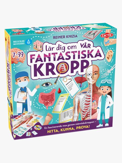 Tactic Brætspil Lær Om Vores Fantastiske Krop
