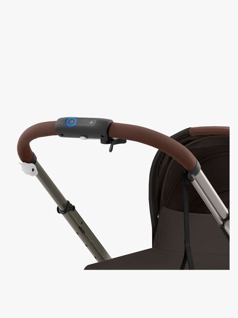 Cybex e-GAZELLE S Klapvogn, Taupe/Chocolate Brown