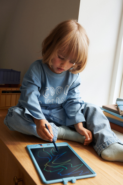 LIEWOOD Zora Magic Tegnetavle 10 Tommer, Tiger/Beach Blue