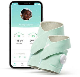 Owlet Smart Sock Babyalarm Plus, Mint