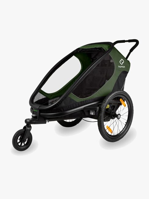 Hamax Outback ONE Cykelanhænger, Green/Black
