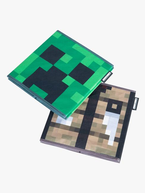 Minecraft Opbevaringskasser 2-pak
