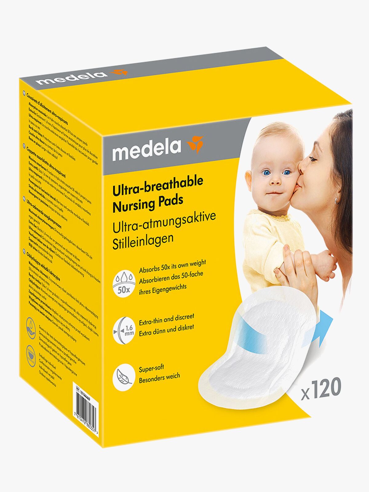 Medela Ultra Breathable Ammeindlæg 120-Pak