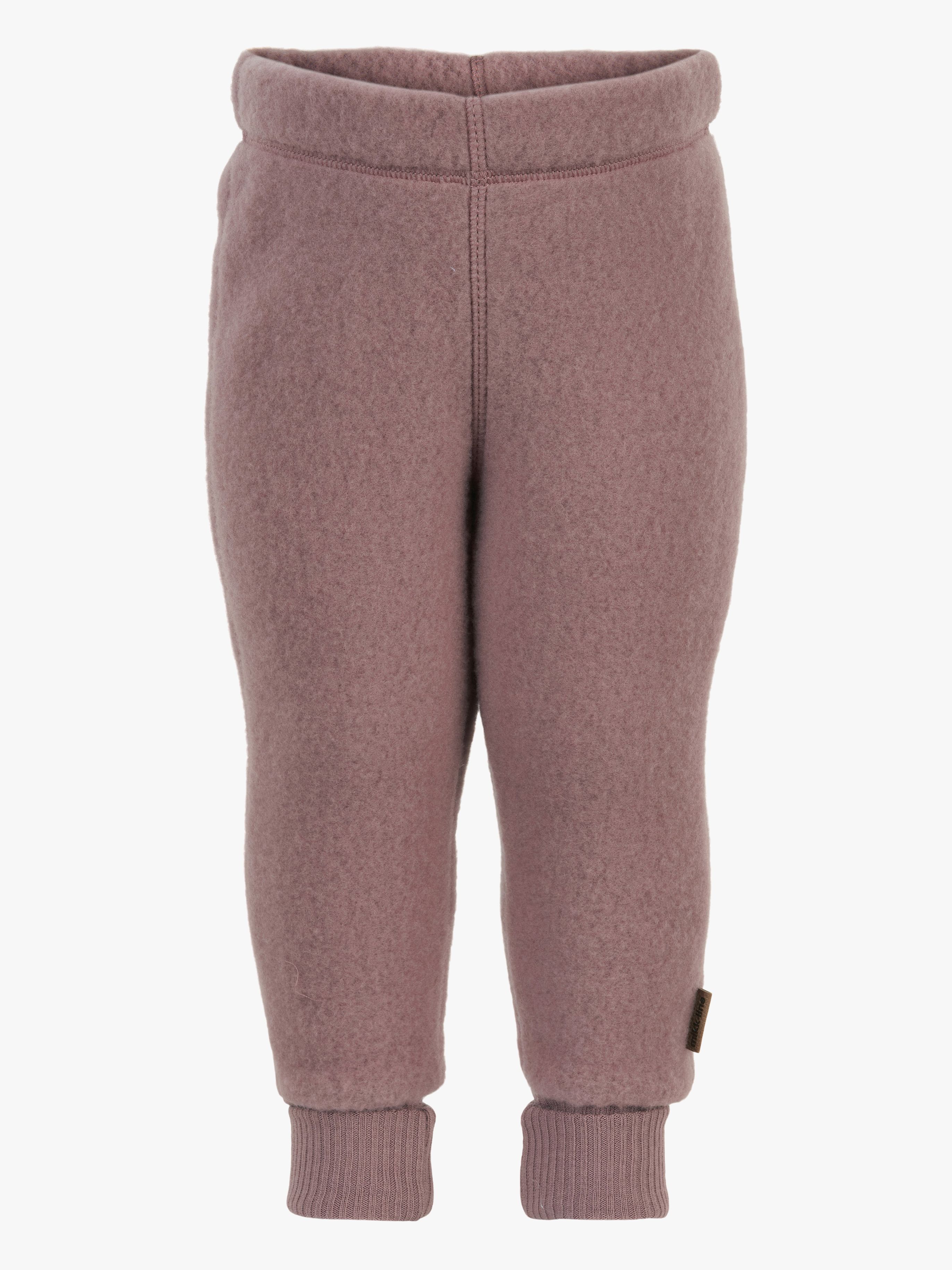Mikk-Line Fleecebukser Merinould, Twilight Mauve, 122