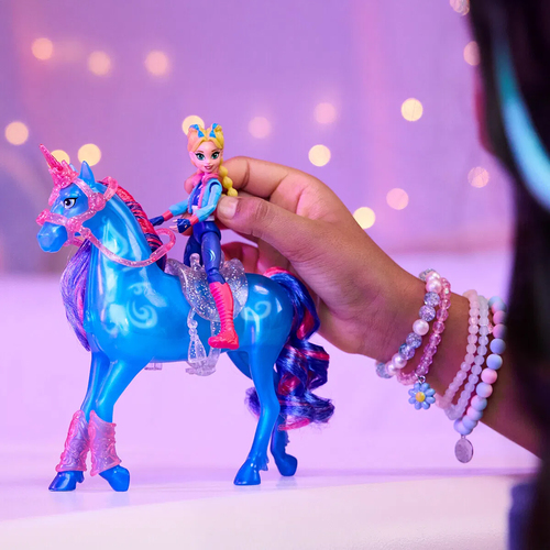 Unicorn Academy Figursæt Isabel & River: Train & Glow