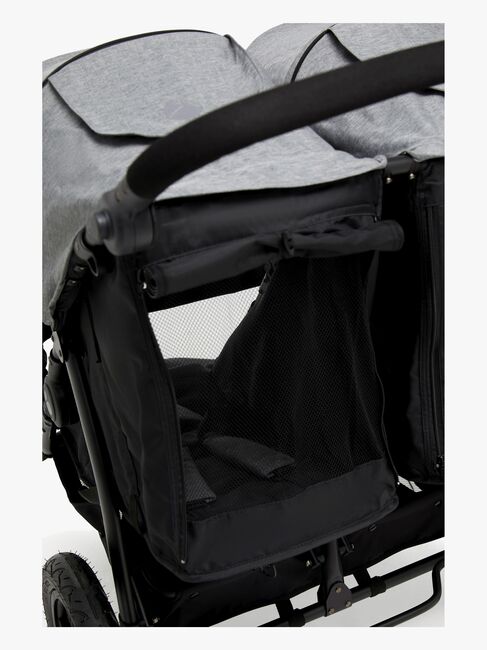 Beemoo Activity Twin Søskendevogn, Black/Dark Grey