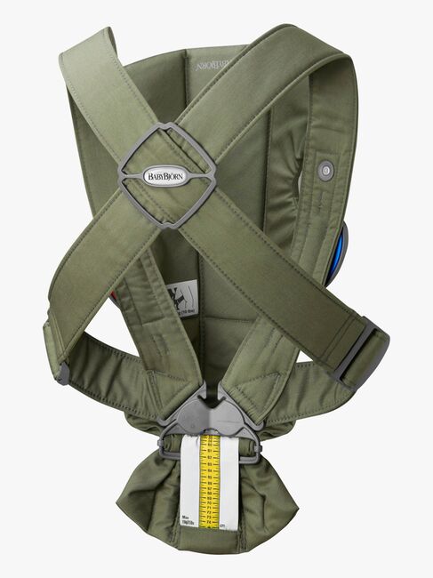 BabyBjörn Mini Bæresele Woven, Mørkegrøn