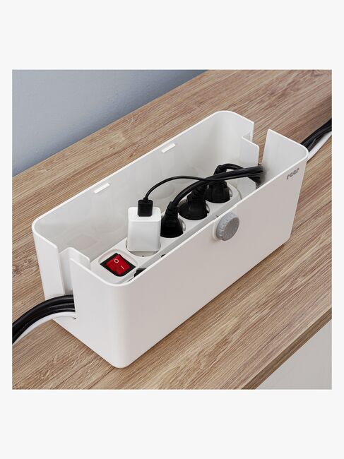 Reer Sikkerhedsboks til Ledninger, Hvid