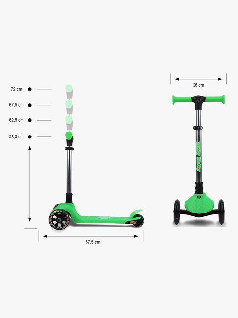 Milly Mally Jelly Løbehjul, Grøn