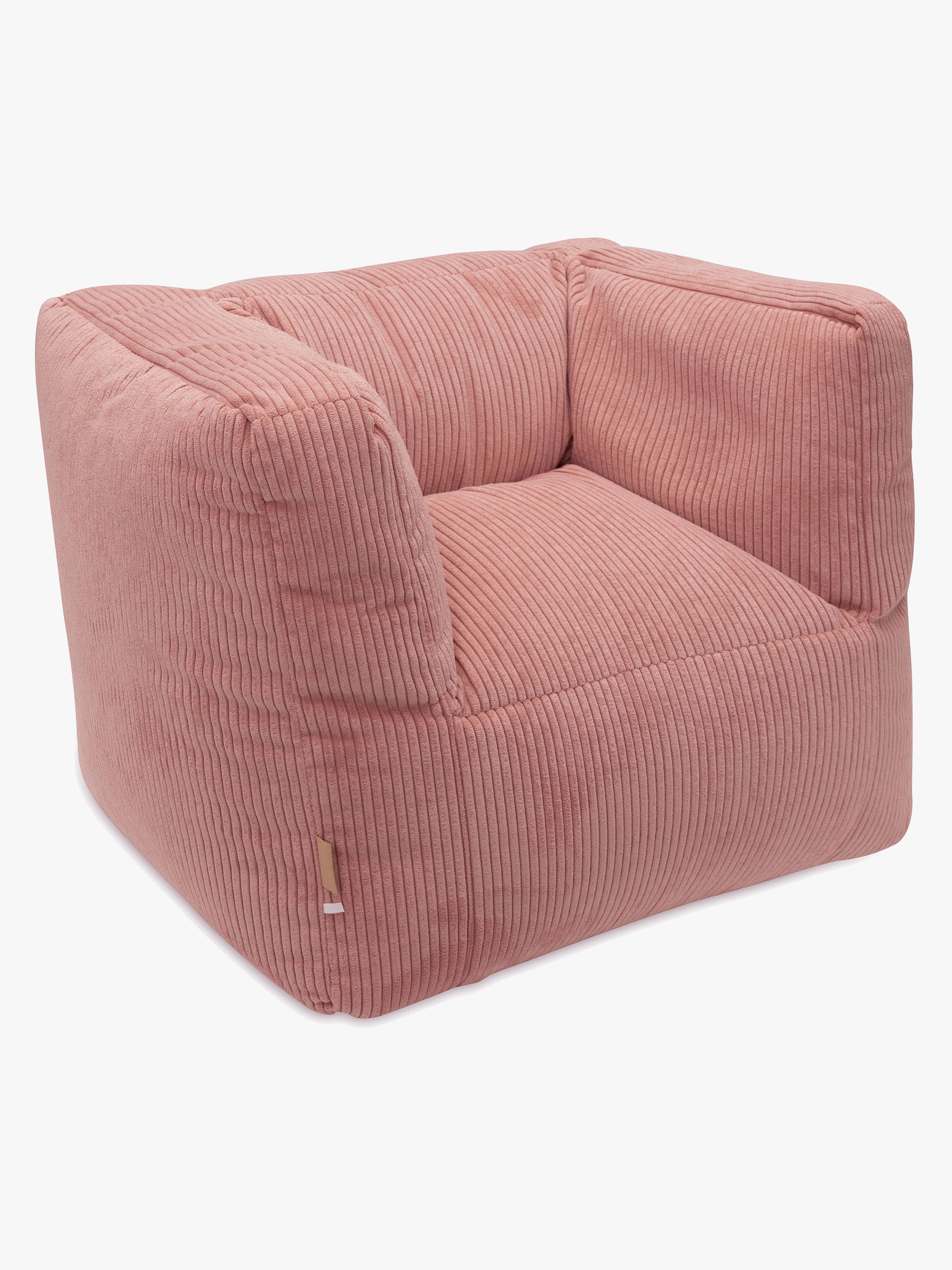 Jollein Sækkestol Kraftig Fløjl, Wild Rose, Børnemøbler, Indretning børneværelse