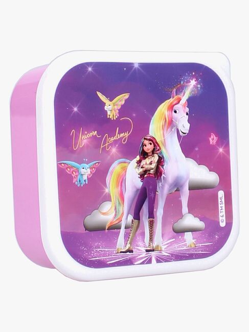 Unicorn Academy 3 in 1 Madkasse Fresh Bites, Lilla