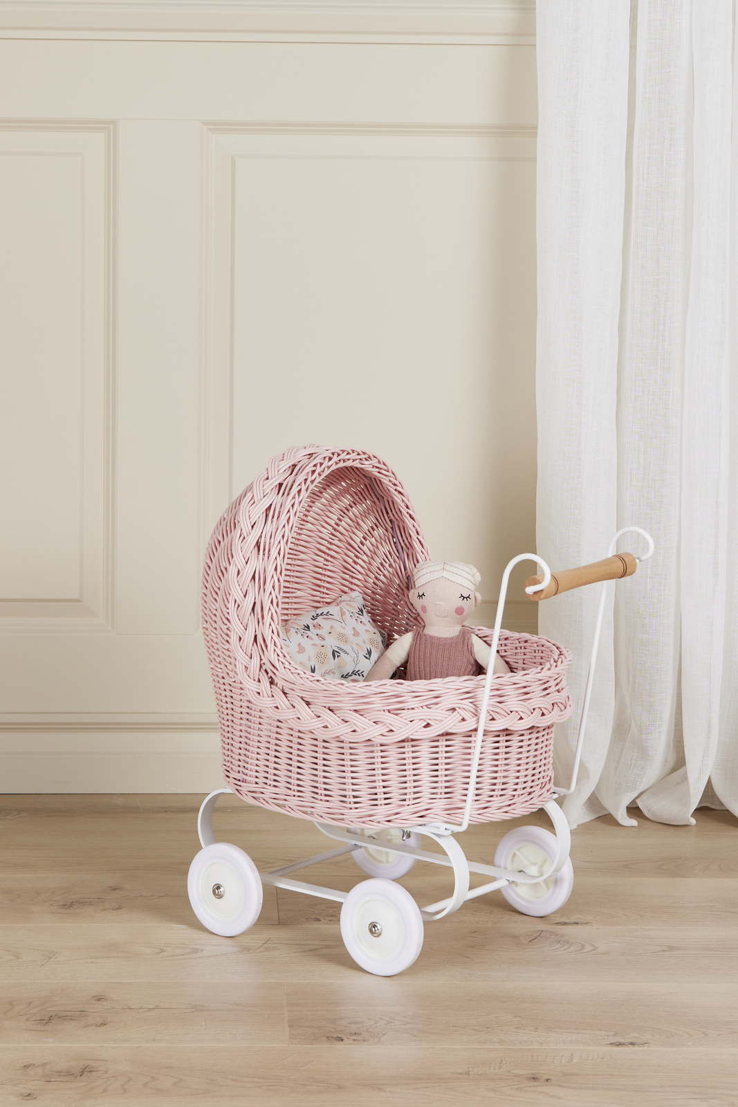 Alice & Fox Dukkevogn, Lyserød