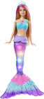 Barbie Twinkle Lights Mermaid Modedukke, Multifarvet