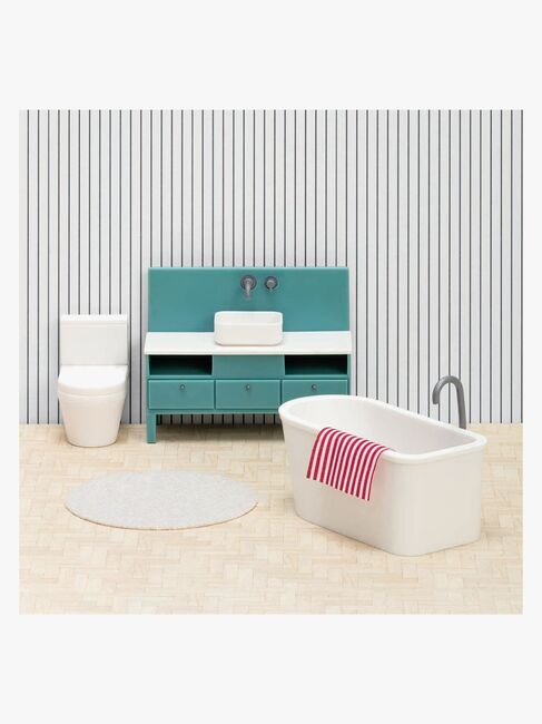 Lundby Dukkehusmøbler Badeværelse Sæt