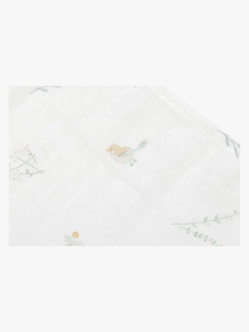 Jollein Tæpper/ Stofbleer i Musselin Lovely Birds 3-pak, Multifarvet