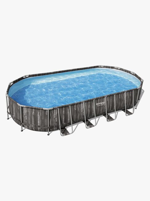 Bestway Power Steel Oval poolsæt 732x366x122 cm