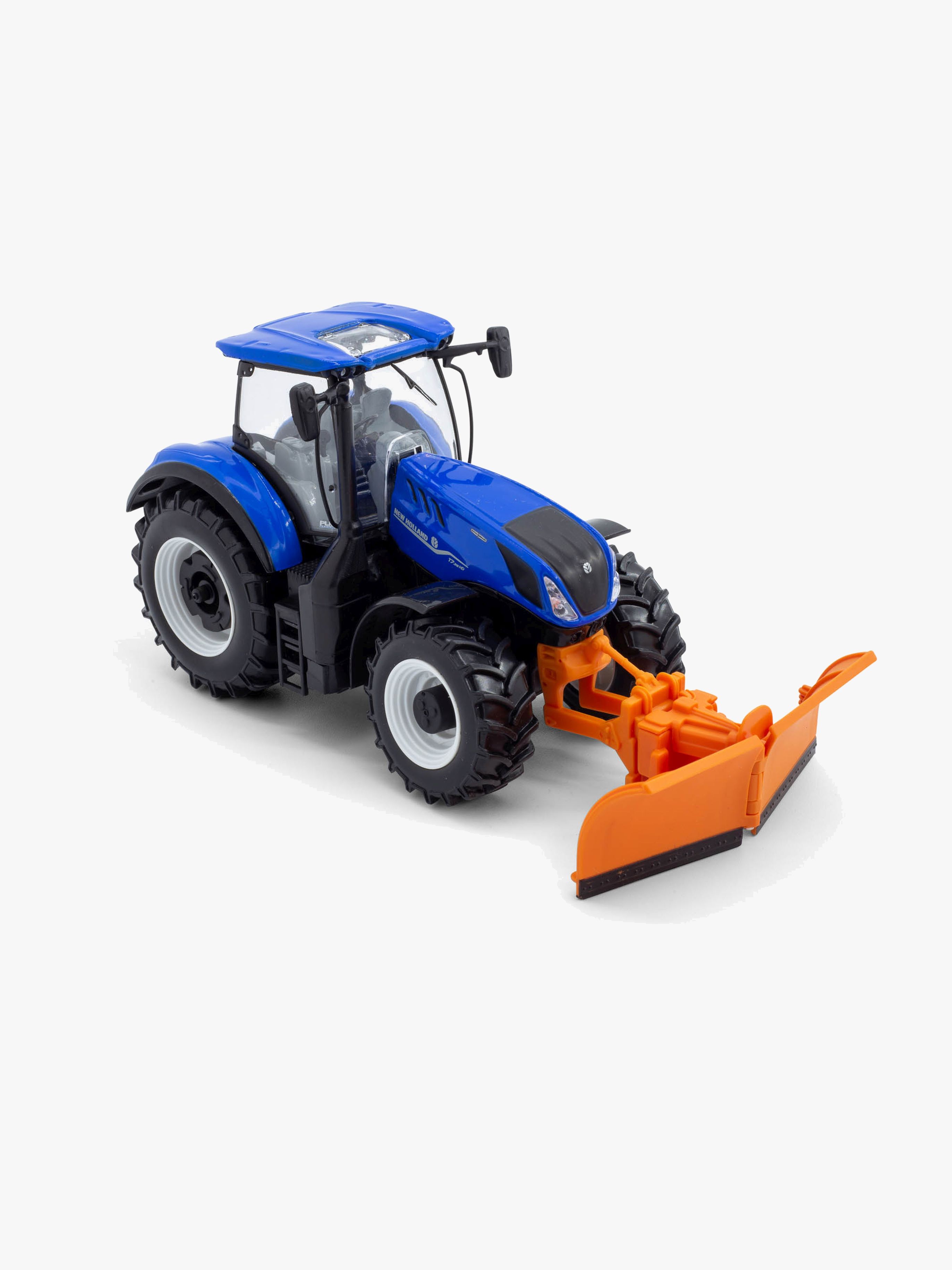 Bburago New Holland T7.315 Traktor med Sneplov 1:32