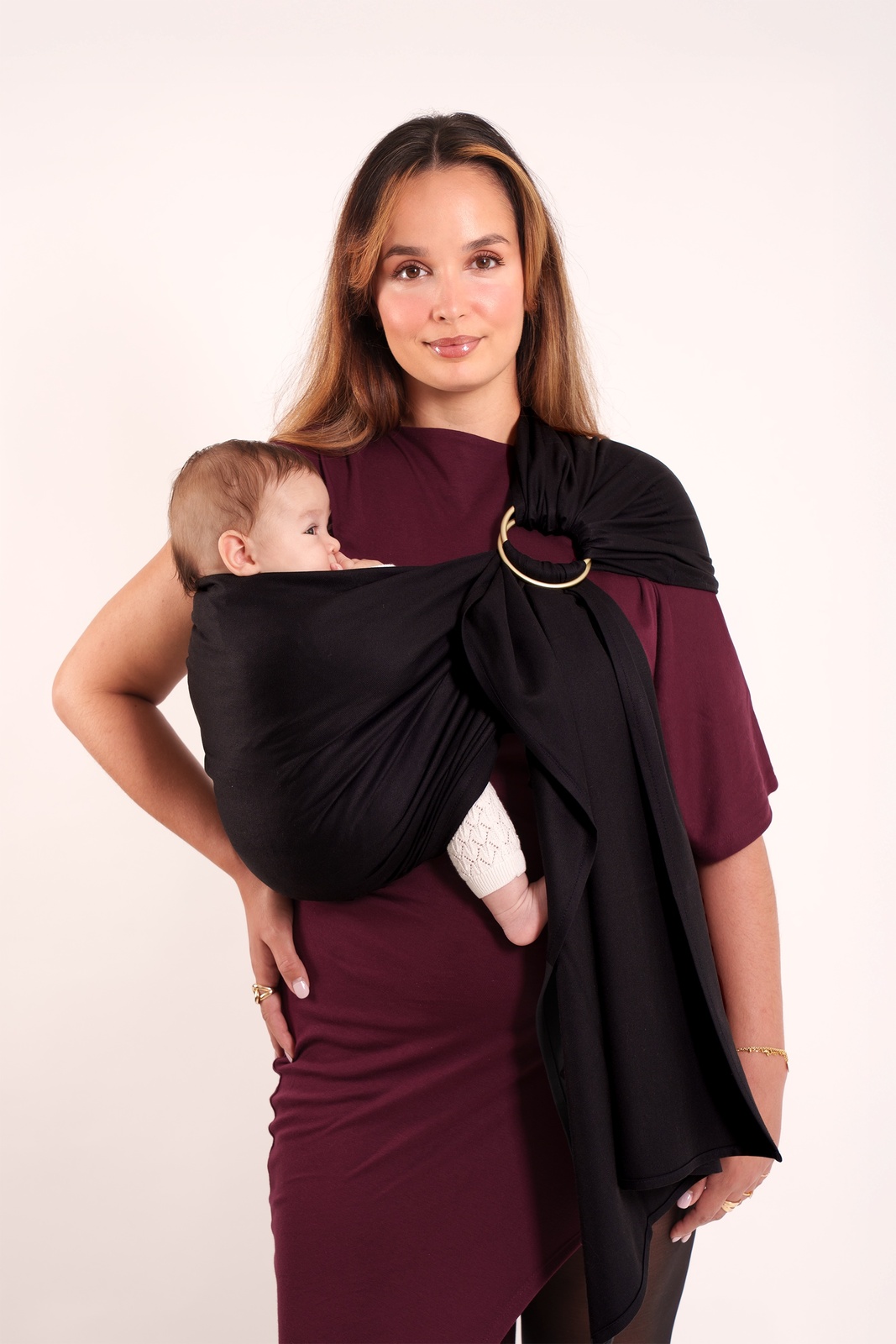 Love Radius No Knot Woven Ringslynge, Black