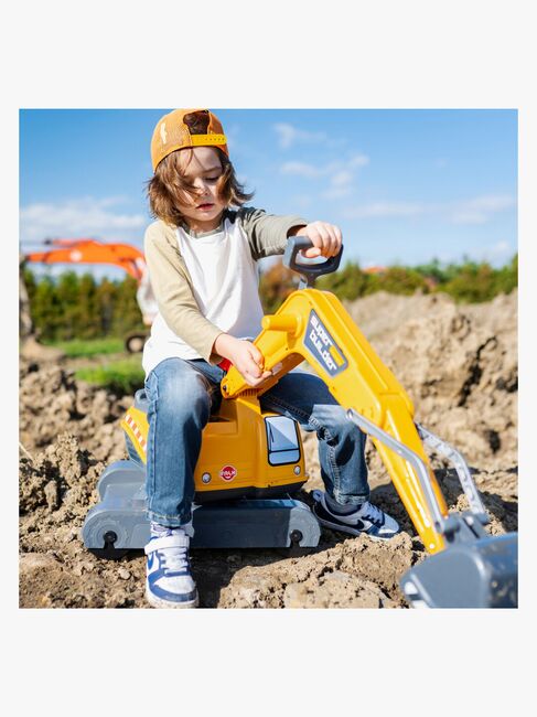 Falk Ride-on-gravemaskine Super Builder, Gul