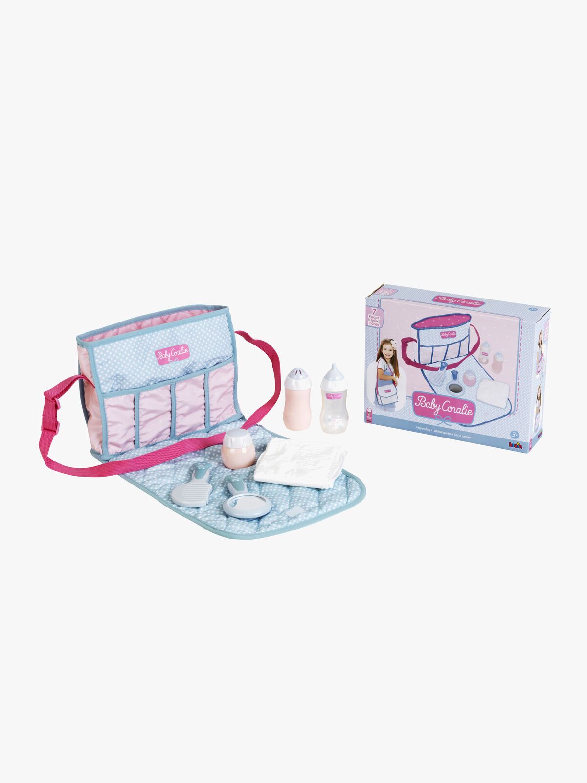 Klein Toys Baby Coralie Pusletaske med Tilbehør