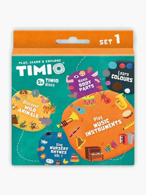 TIMIO Skivepakke 1, Farver Krop & Musik 5-i-1