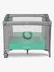 Lionelo MILLE PLUS Kravlegård, Grey Green