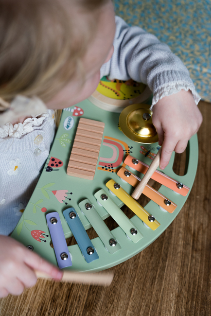 Dantoy Musikstation Wood In Gift Box