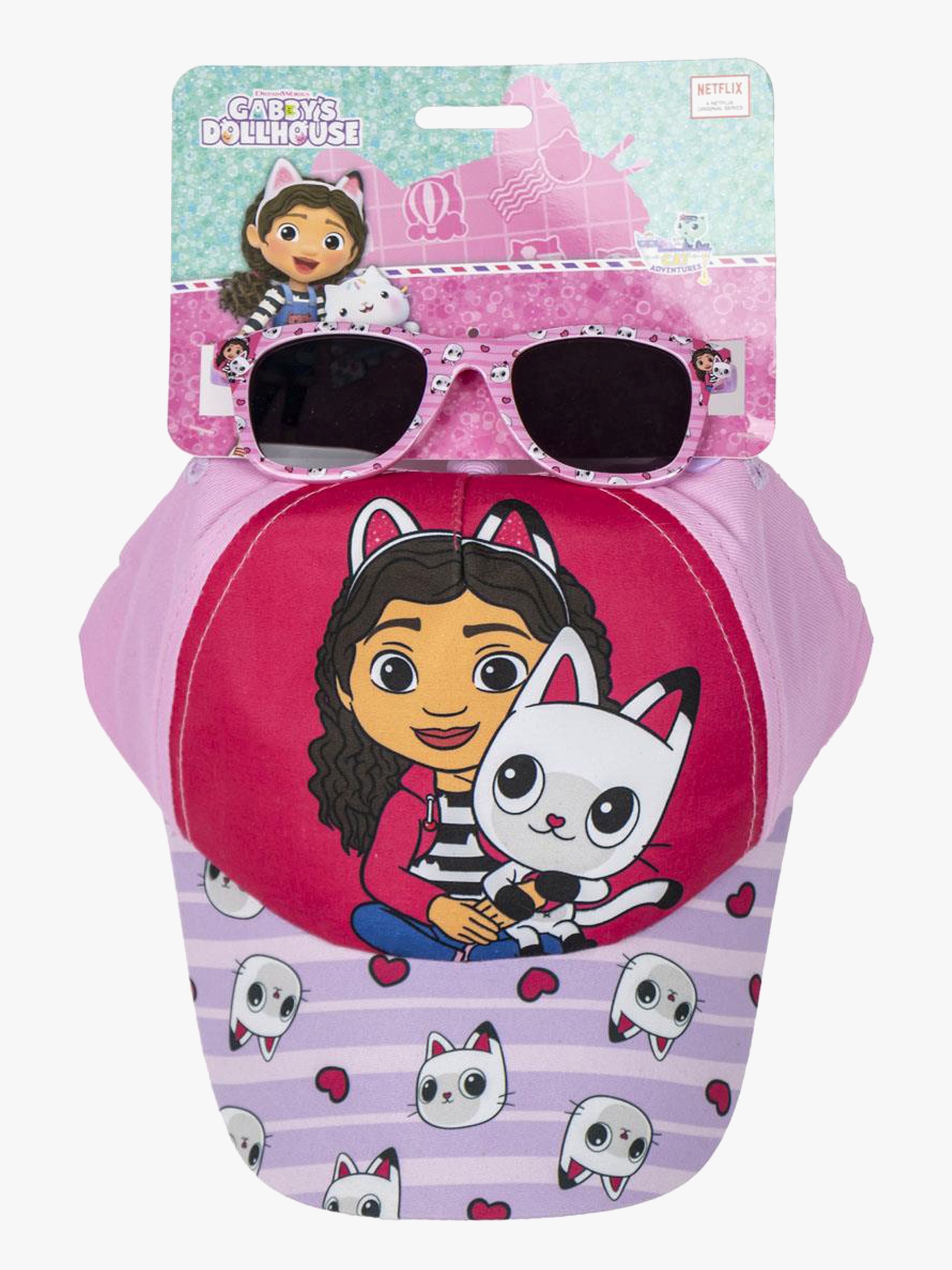 Gabby's Dollhouse Kasket & Solbriller, Pink