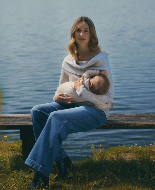 Cache Coeur KELLY Graviditetsjeans, Mid Blue