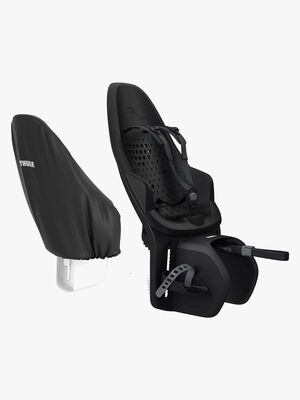 Thule Yepp 2 Maxi MIK HD Rack Mount Cykelstol inkl. Regnslag, Black