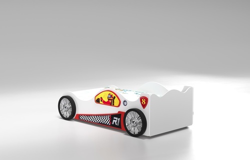 Cloudberry Castle Seng NORRIS 80x160, Hvid