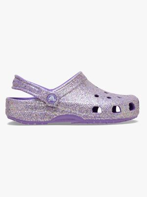 Crocs Classic Fantasy Glitter Crocs, Lilla