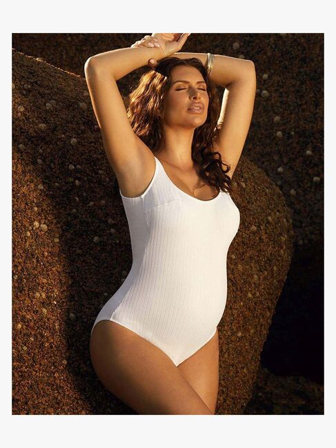 CacheCoeur Bayside Graviditetsbadedragt, Pearl