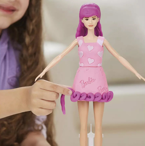 Play-Doh Barbie Modellervoks med Dukke Hjerte & Hår