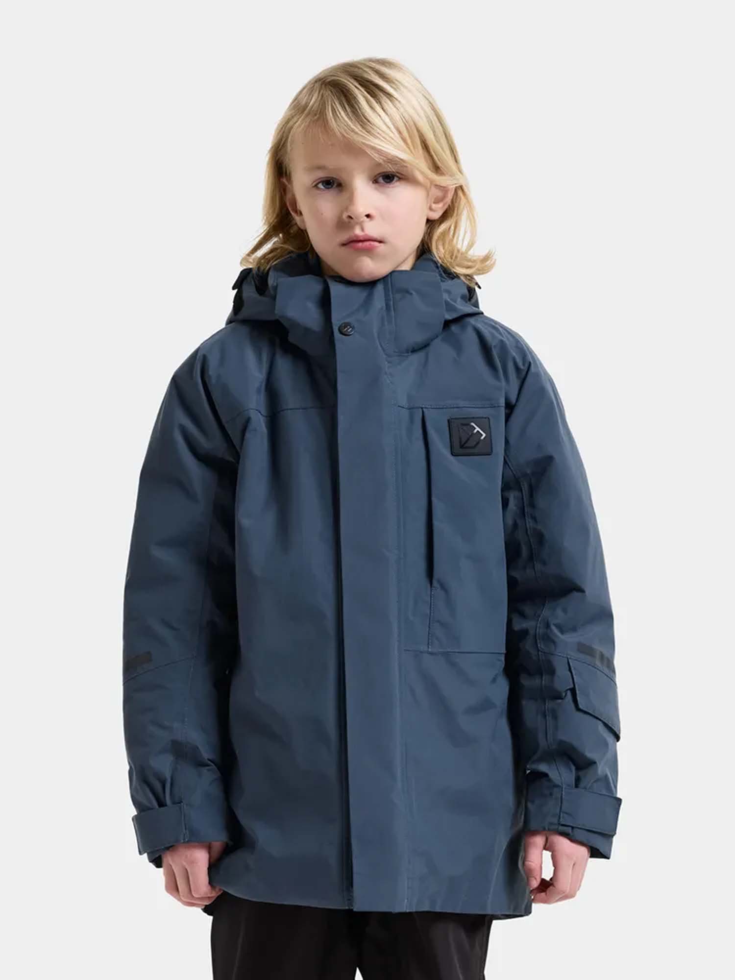 Didriksons Gabbro Vinterjakke, Mountain Blue, 130